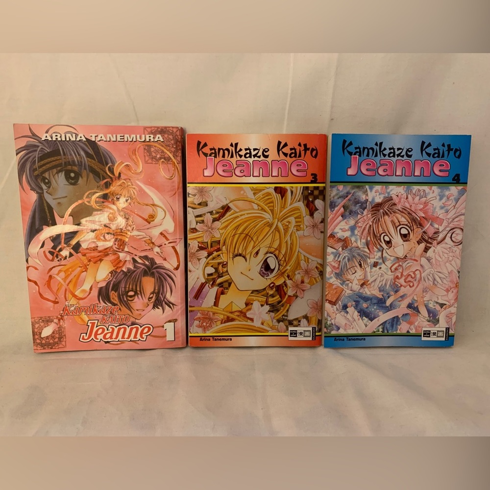 Kamikaze Kaito Jeanne Vol 1, 3 & 4 Manga English Volume